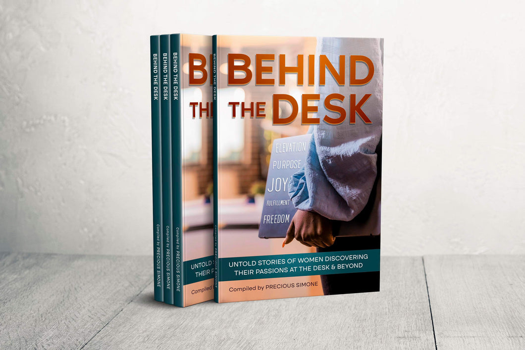 Behind the Desk- Co-Author, Designer, Jasmine Stocking